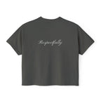 I Know the God I Serve – Women’s Oversized Cropped Boxy Tee