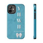 The Turquoise Yahweh is Faithful Phone Case (Non-MagSafe)