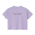 I Know the God I Serve – Women’s Oversized Cropped Boxy Tee
