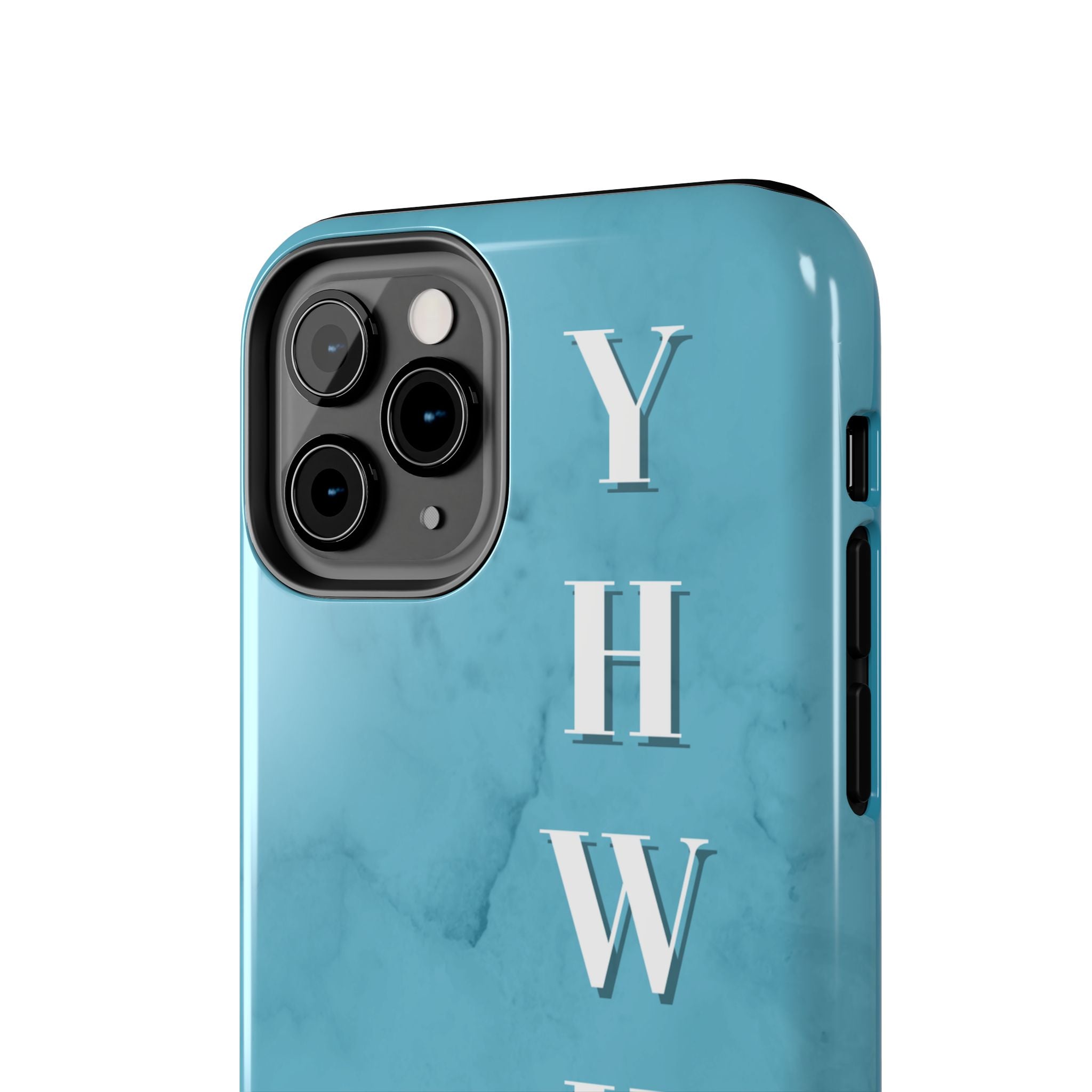 The Turquoise Yahweh is Faithful Phone Case (Non-MagSafe)
