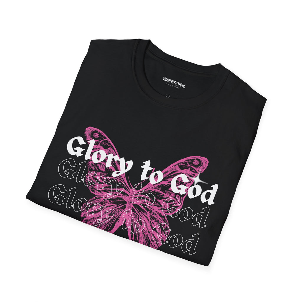 Glory to God Women's Soft-style Butterfly Tee