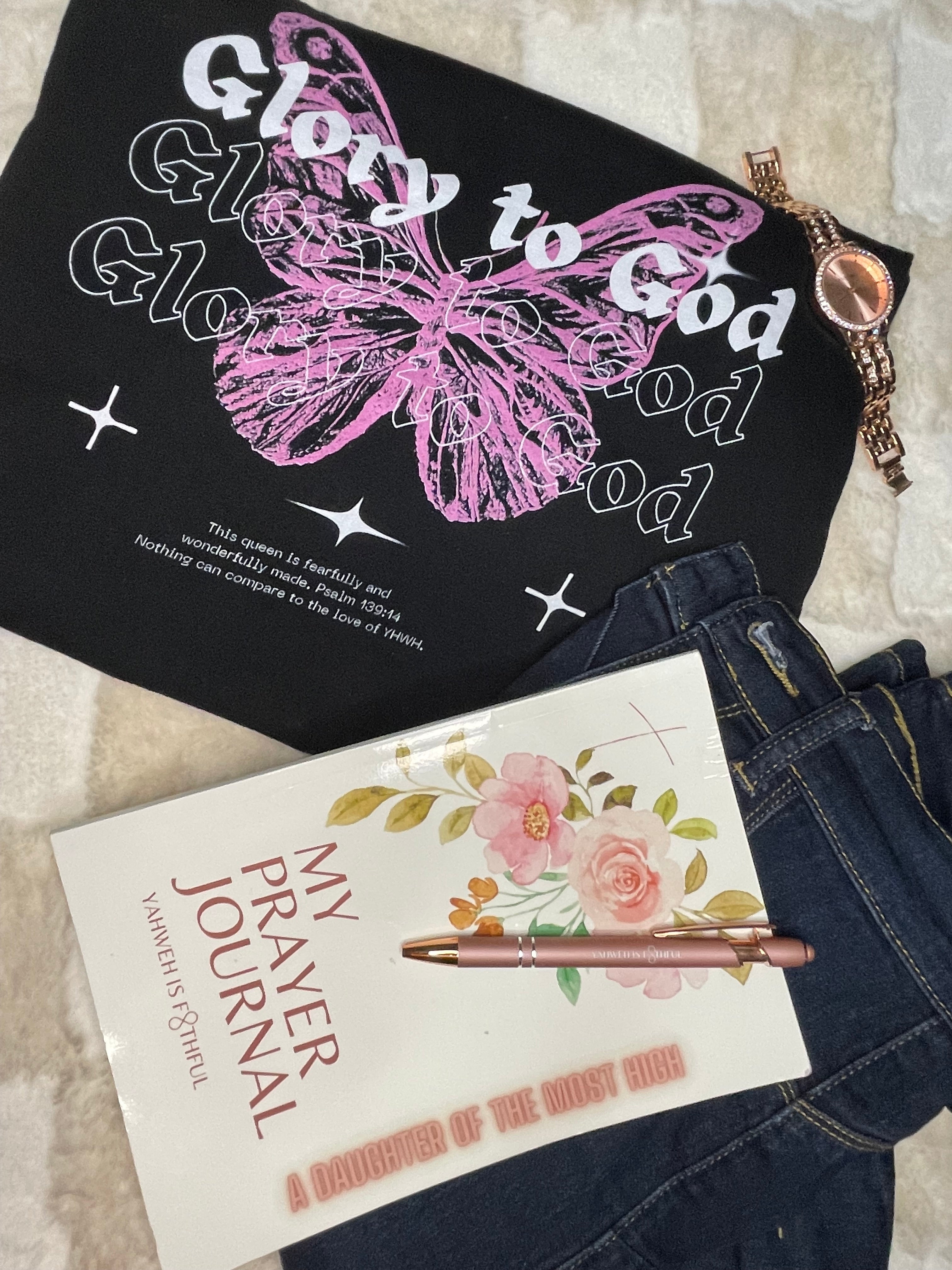 Glory to God Women's Soft-style Butterfly Tee