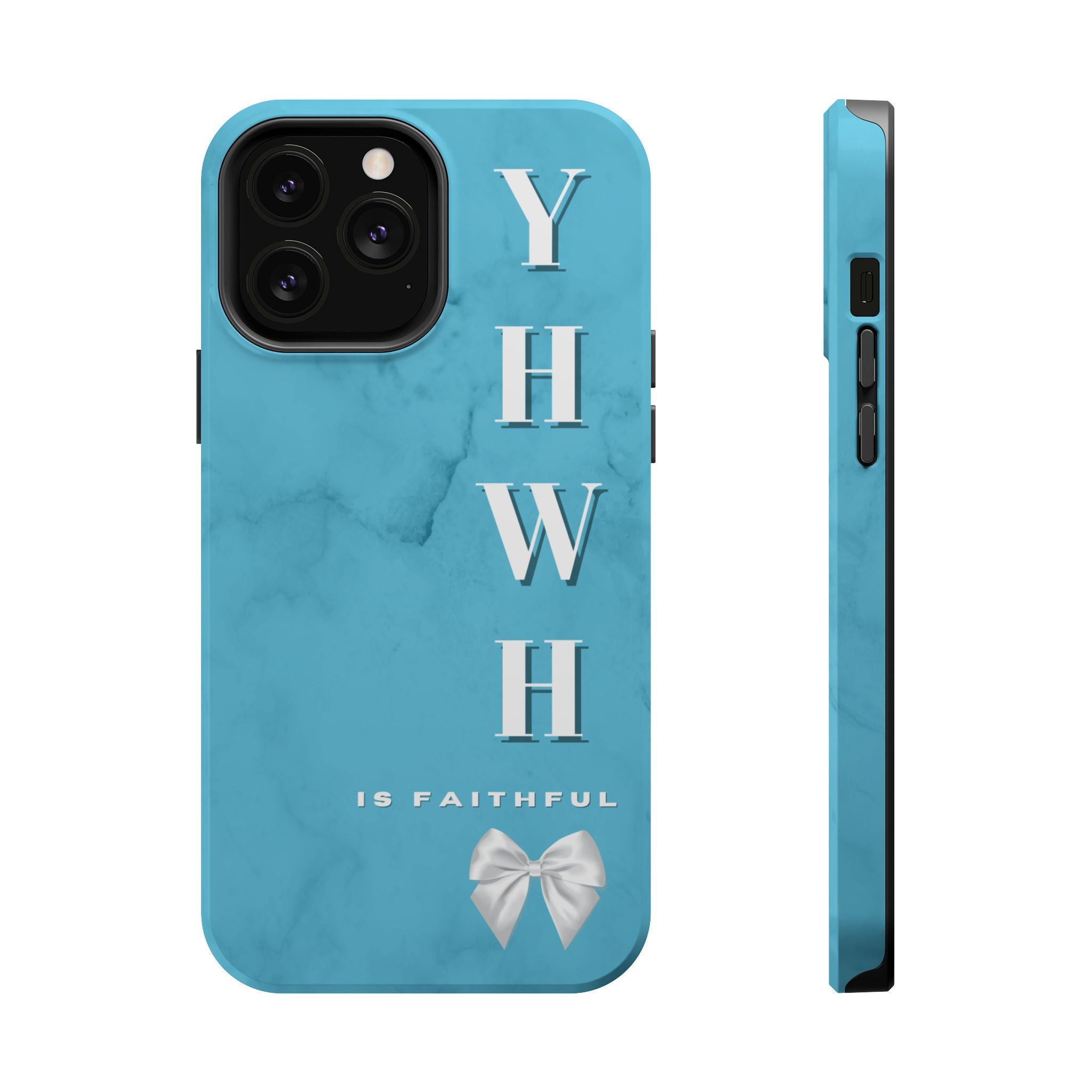 The Turquoise Yahweh is Faithful Phone Case (MagSafe)