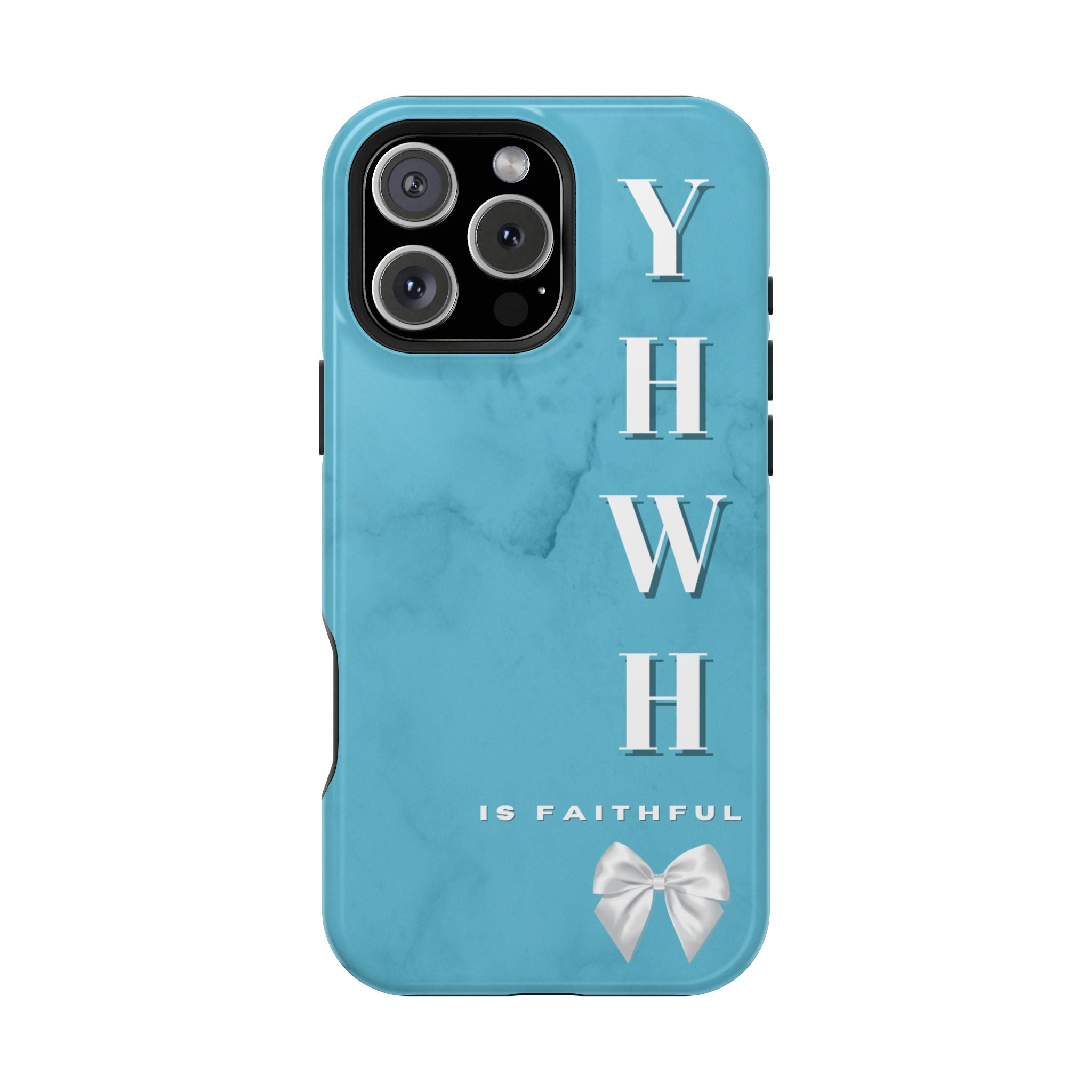 The Turquoise Yahweh is Faithful Phone Case (MagSafe)