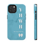 The Turquoise Yahweh is Faithful Phone Case (Non-MagSafe)
