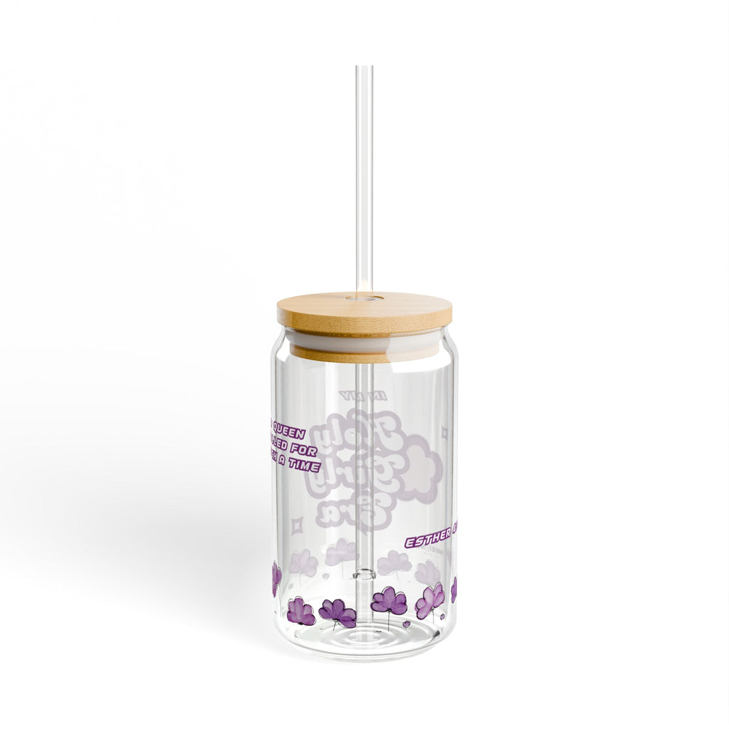 In My Holy Girly Era Sipper Glass – 16oz Glass Cup