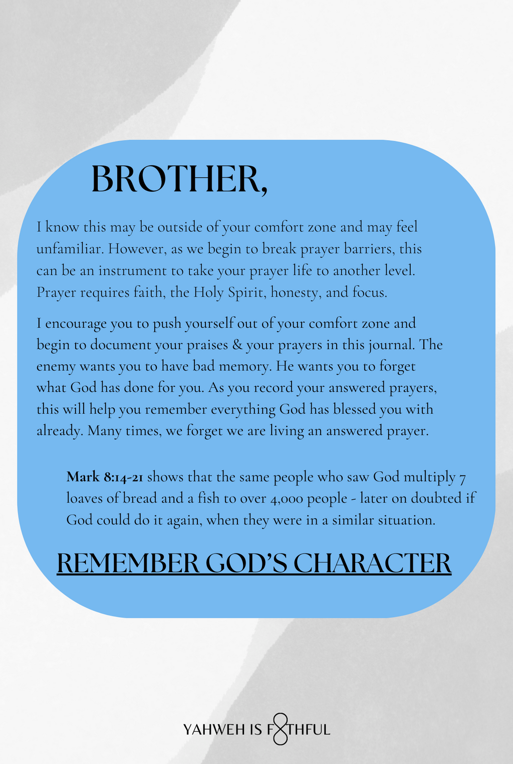 Prayer Journal for Men: A Redeemed Man of God: Restored, Purposeful, and Necessary