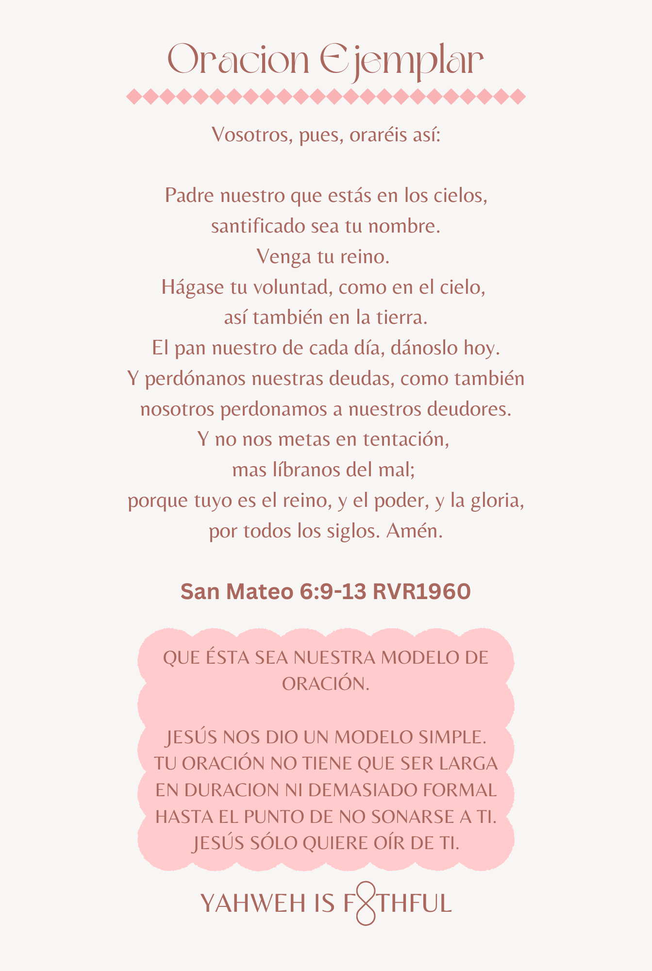 Diario de Oración: Hija del Altísimo