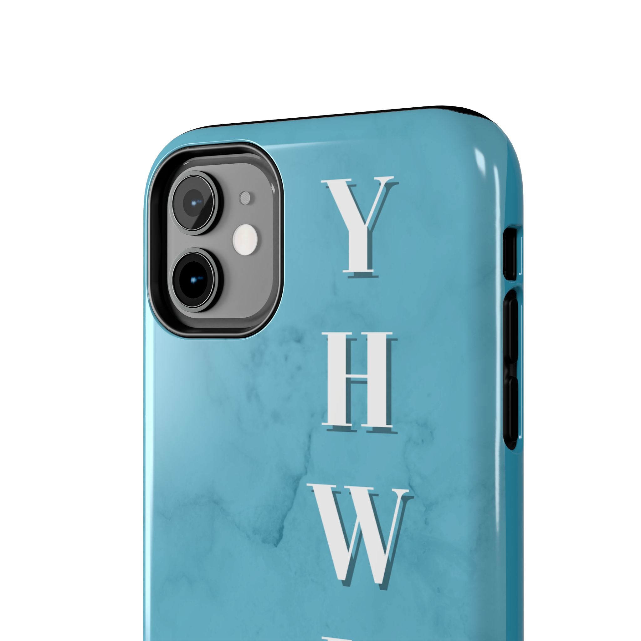 The Turquoise Yahweh is Faithful Phone Case (Non-MagSafe)