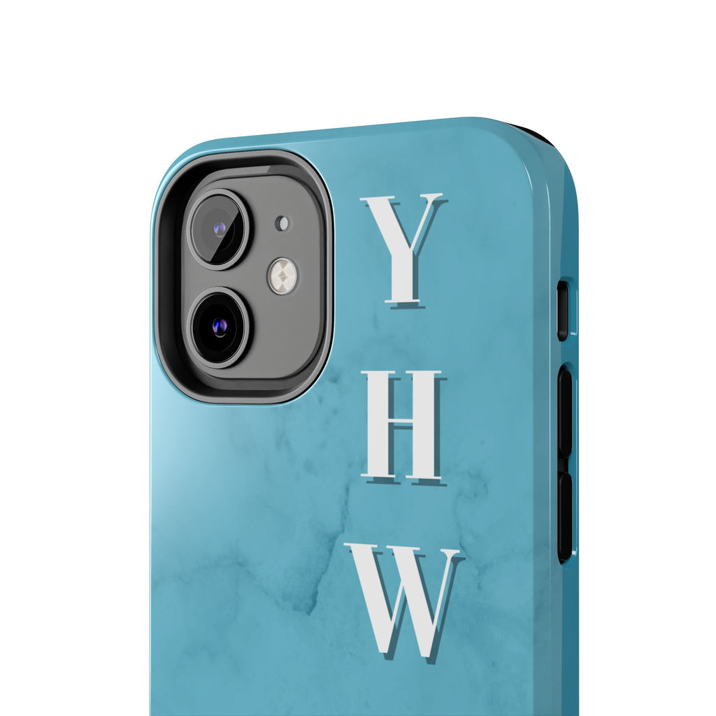 The Turquoise Yahweh is Faithful Phone Case (Non-MagSafe)