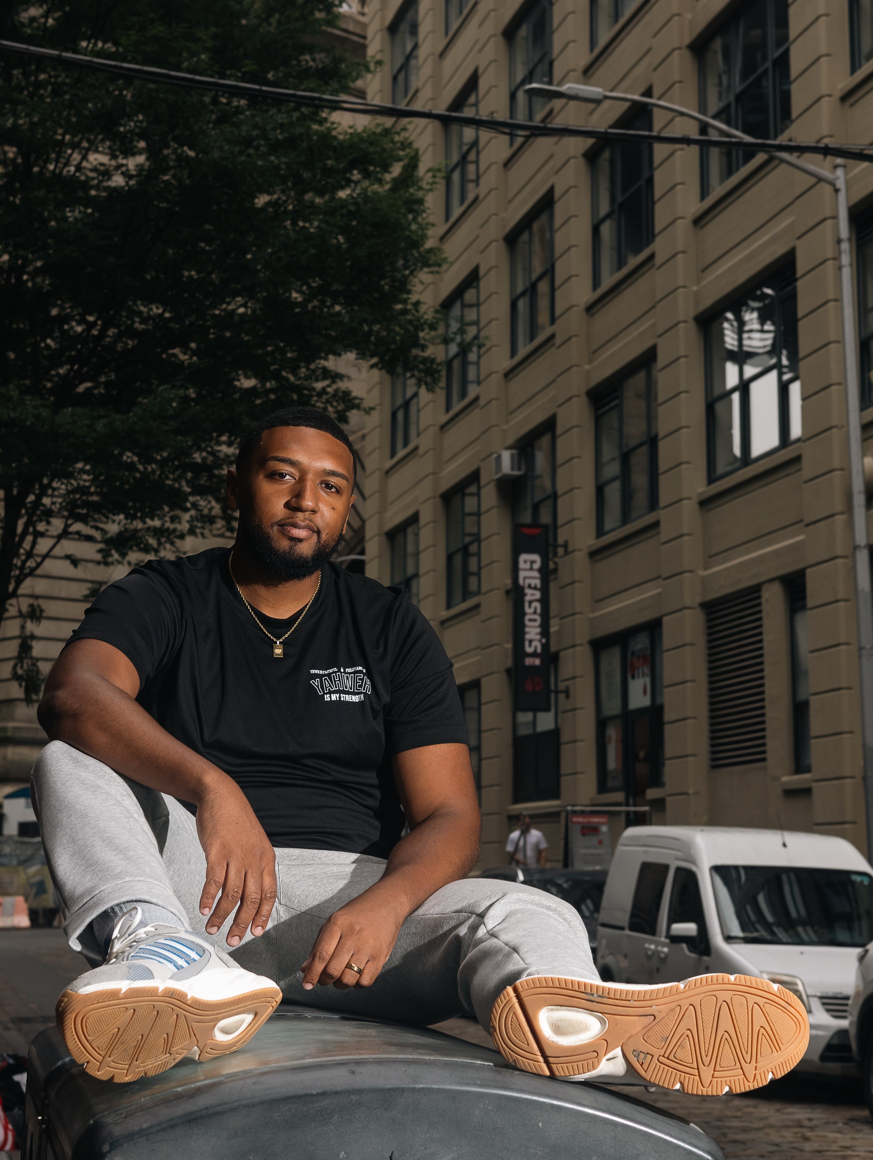 Yahweh is my Strength Moisture - Absorbing Tee