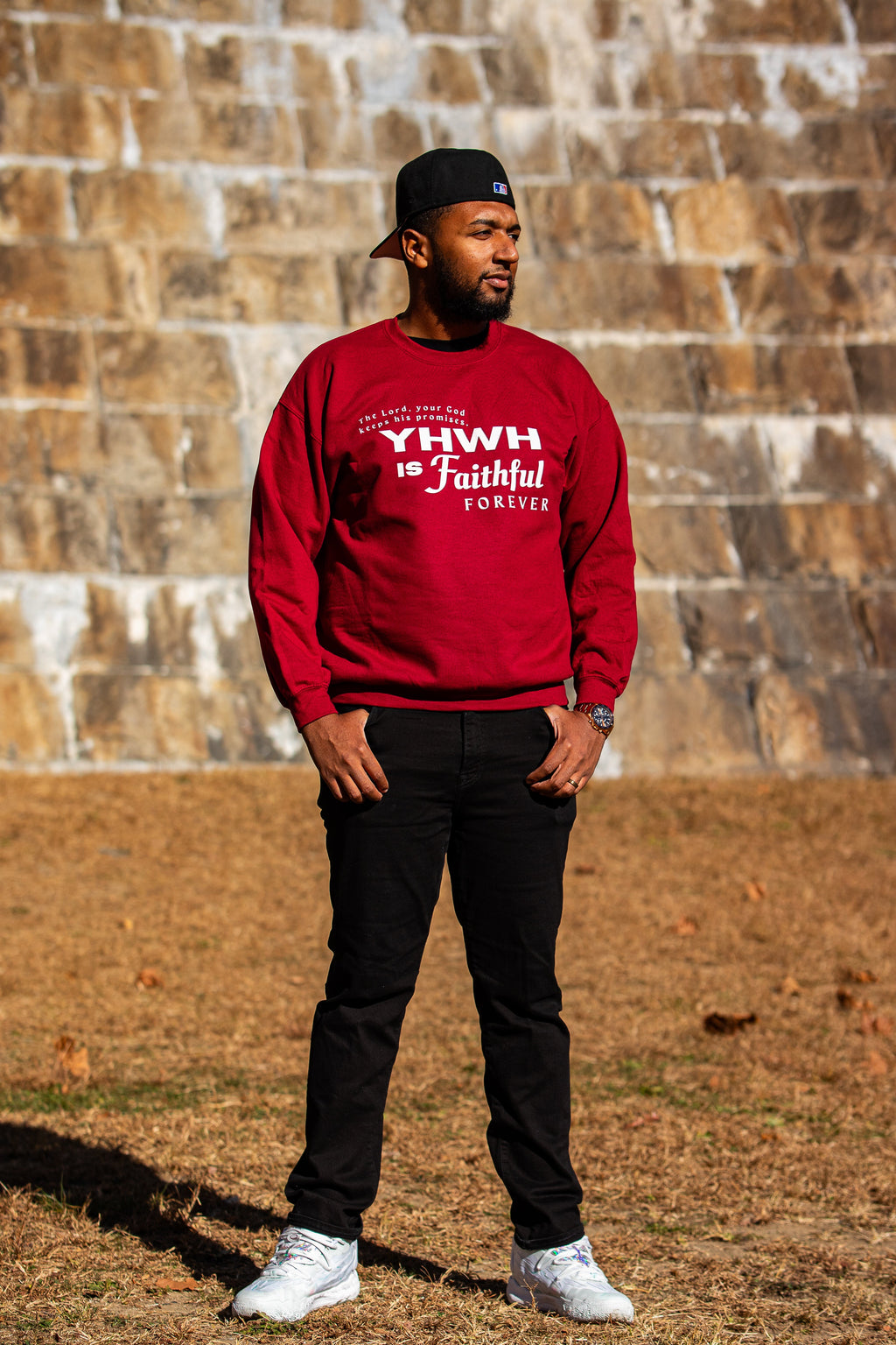 YHWH is Faithful Crewneck