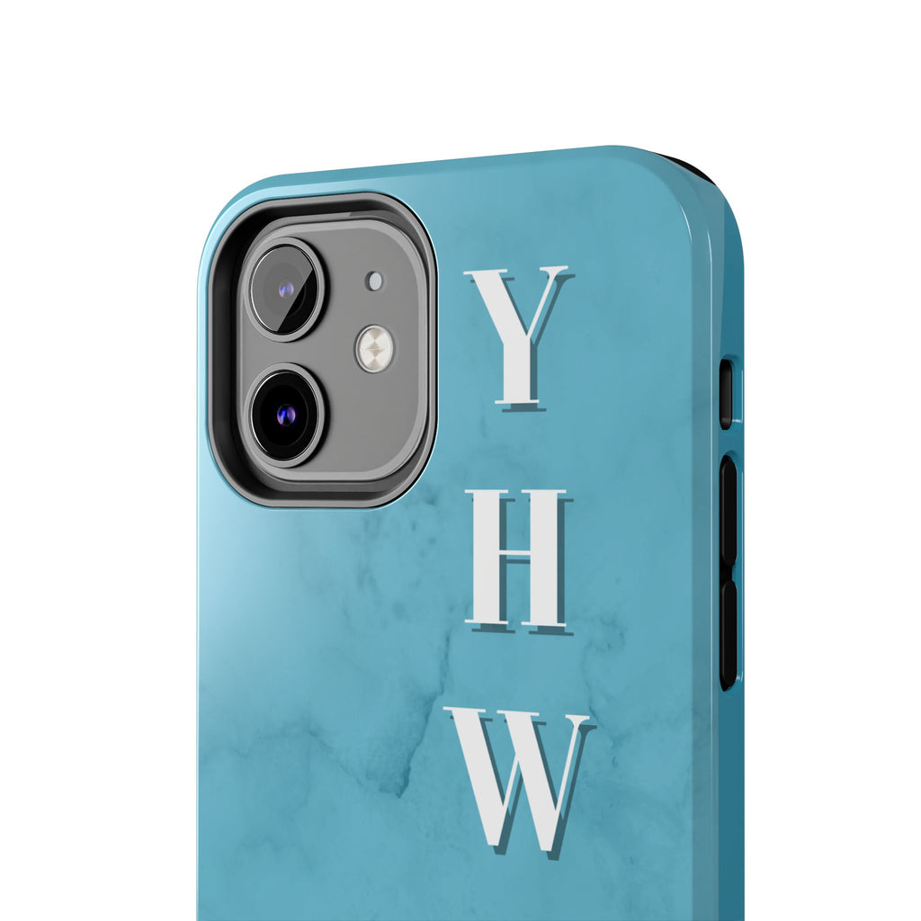 The Turquoise Yahweh is Faithful Phone Case (Non-MagSafe)