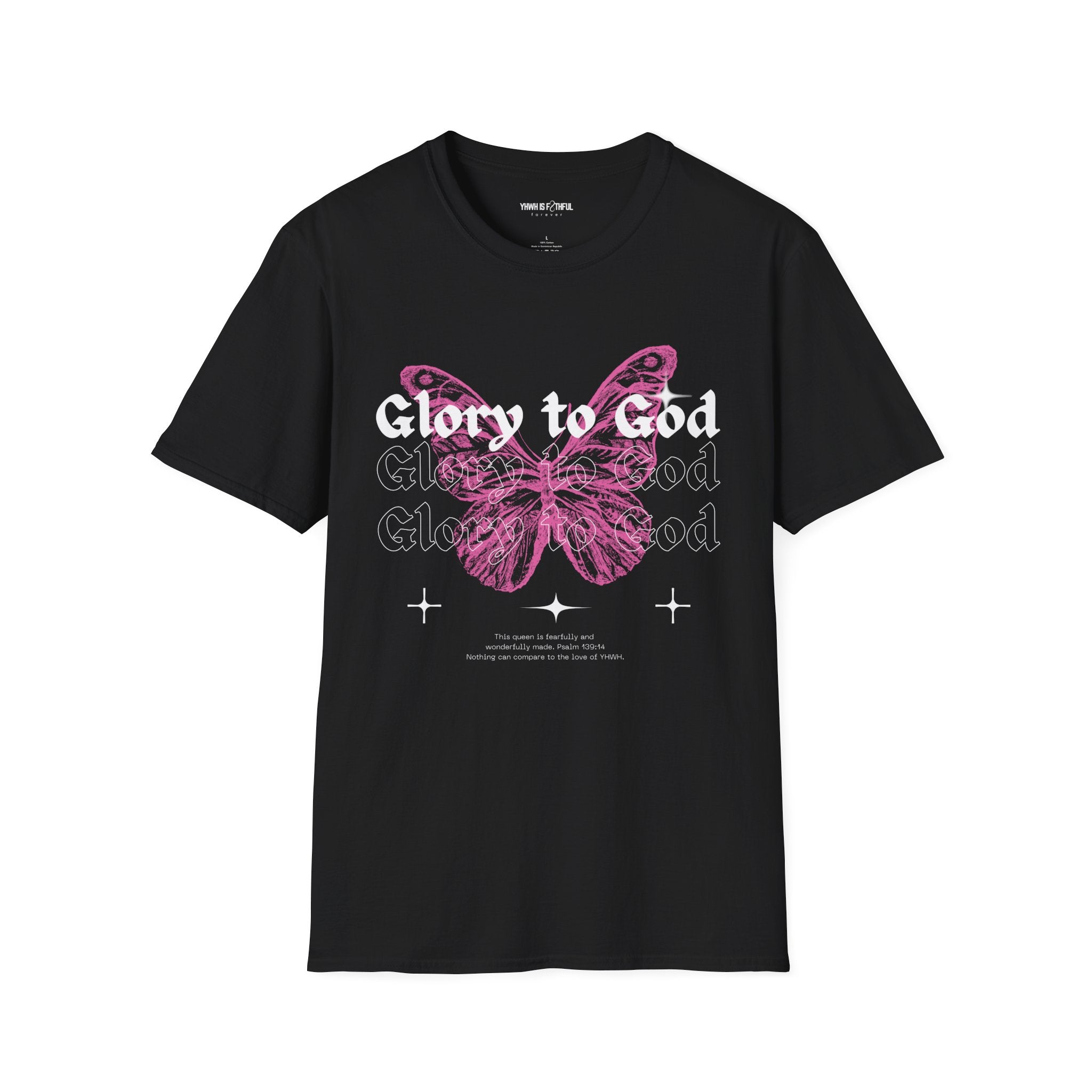 Glory to God Women's Soft-style Butterfly Tee