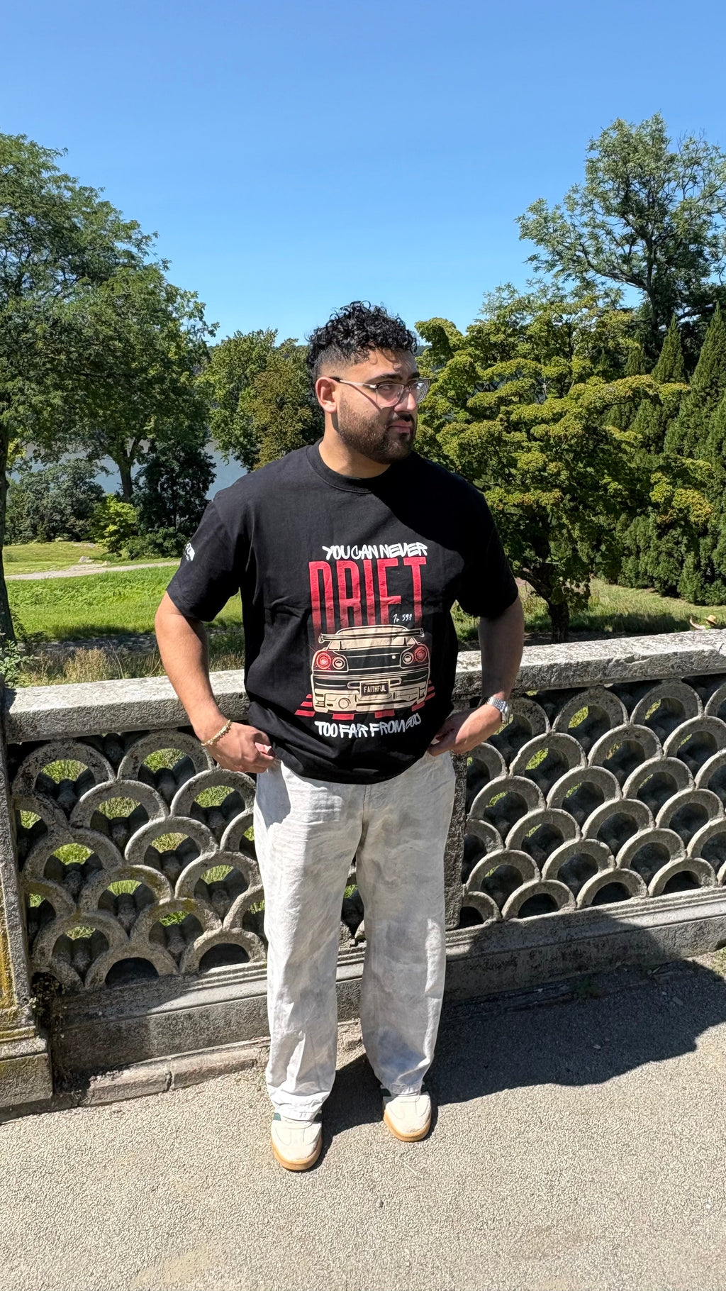 You Can Never Drift Too Far From God Oversized T-Shirt