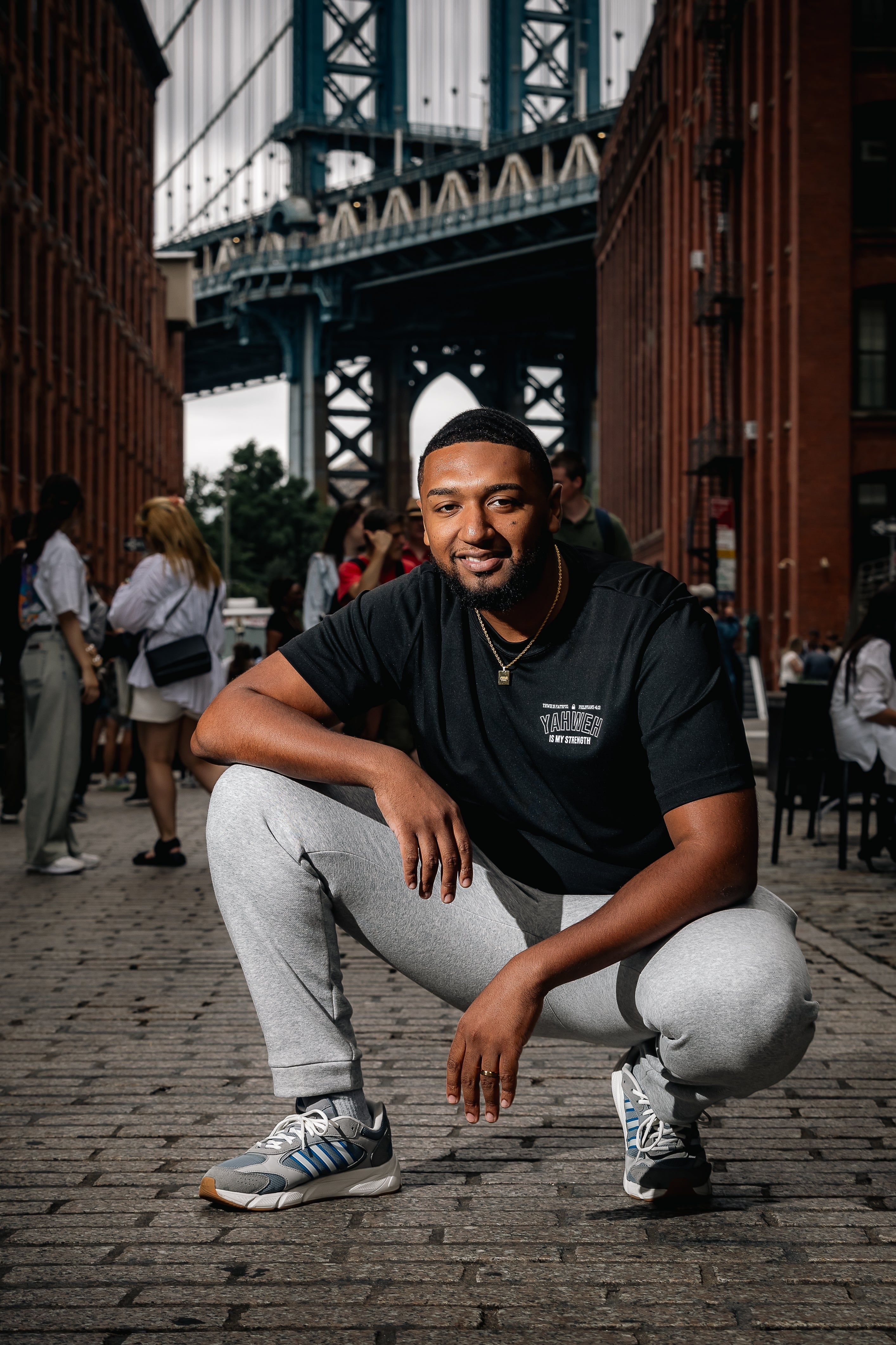 Yahweh is my Strength Moisture - Absorbing Tee