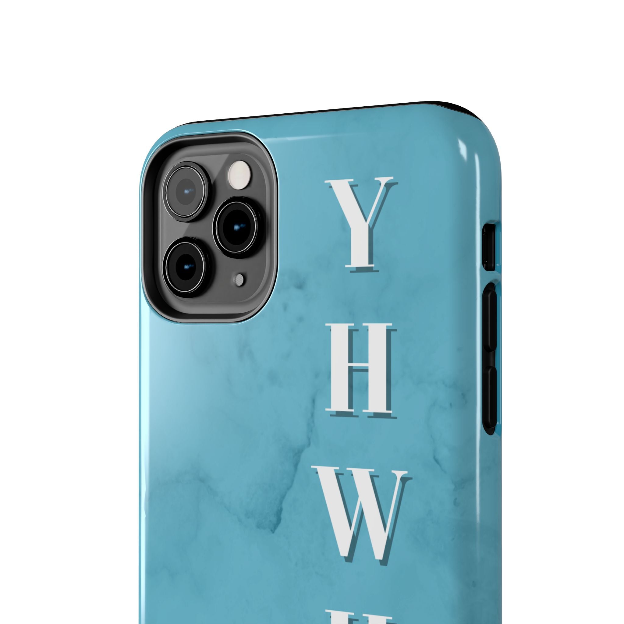 The Turquoise Yahweh is Faithful Phone Case (Non-MagSafe)