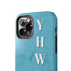 The Turquoise Yahweh is Faithful Phone Case (Non-MagSafe)