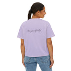 I Know the God I Serve – Women’s Oversized Cropped Boxy Tee
