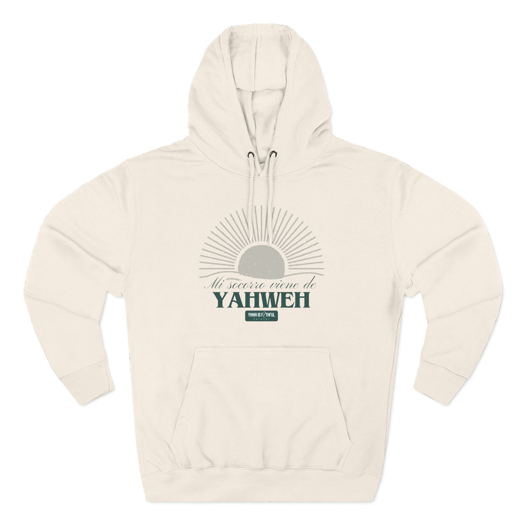 Mi Socorro Viene de Yahweh Hoodie