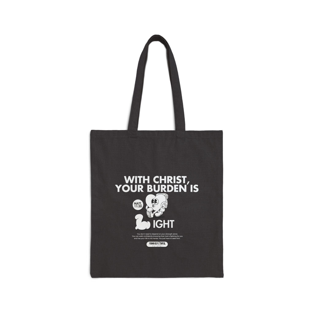 Tote Bag – With Christ, Your Burden is Light