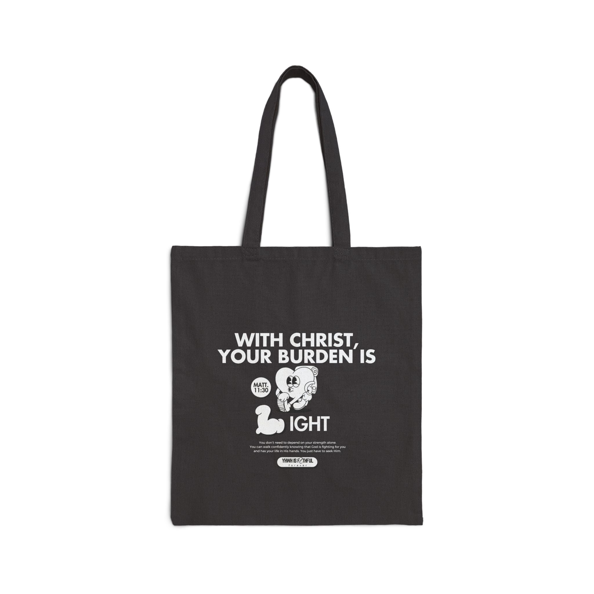 Tote Bag – With Christ, Your Burden is Light