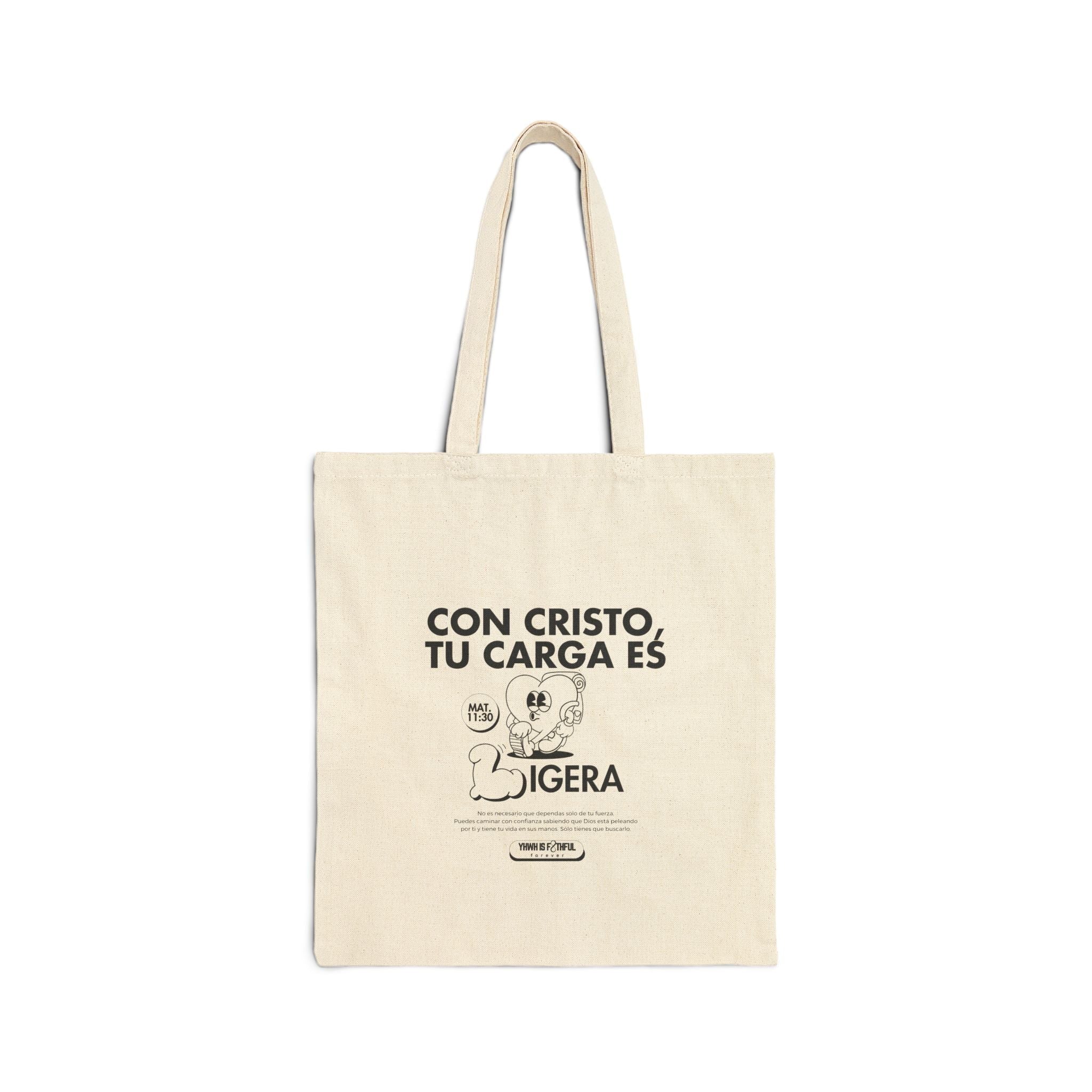Bolsa de Mano – Con Cristo, Tu Carga Es Ligera