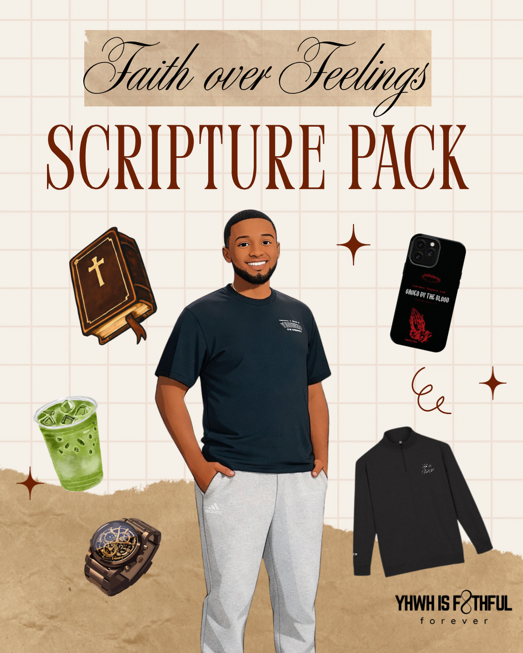 The Faith Over Feelings Scripture Pack - Downloadable PDF