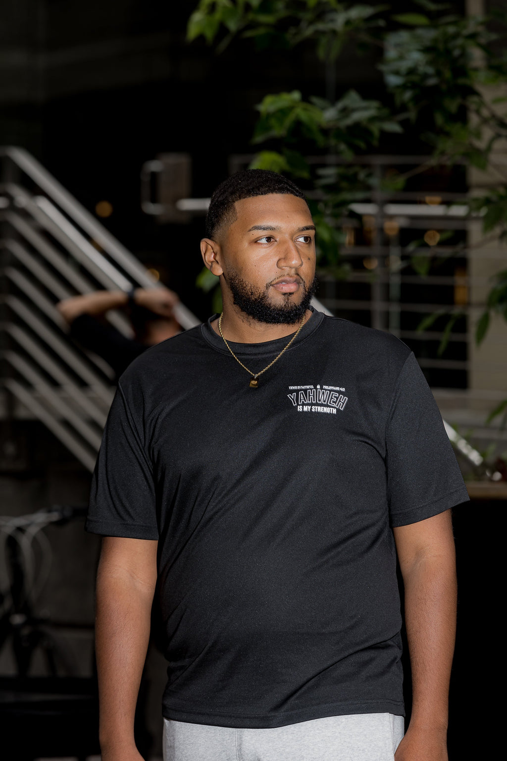 Yahweh is my Strength Moisture - Absorbing Tee