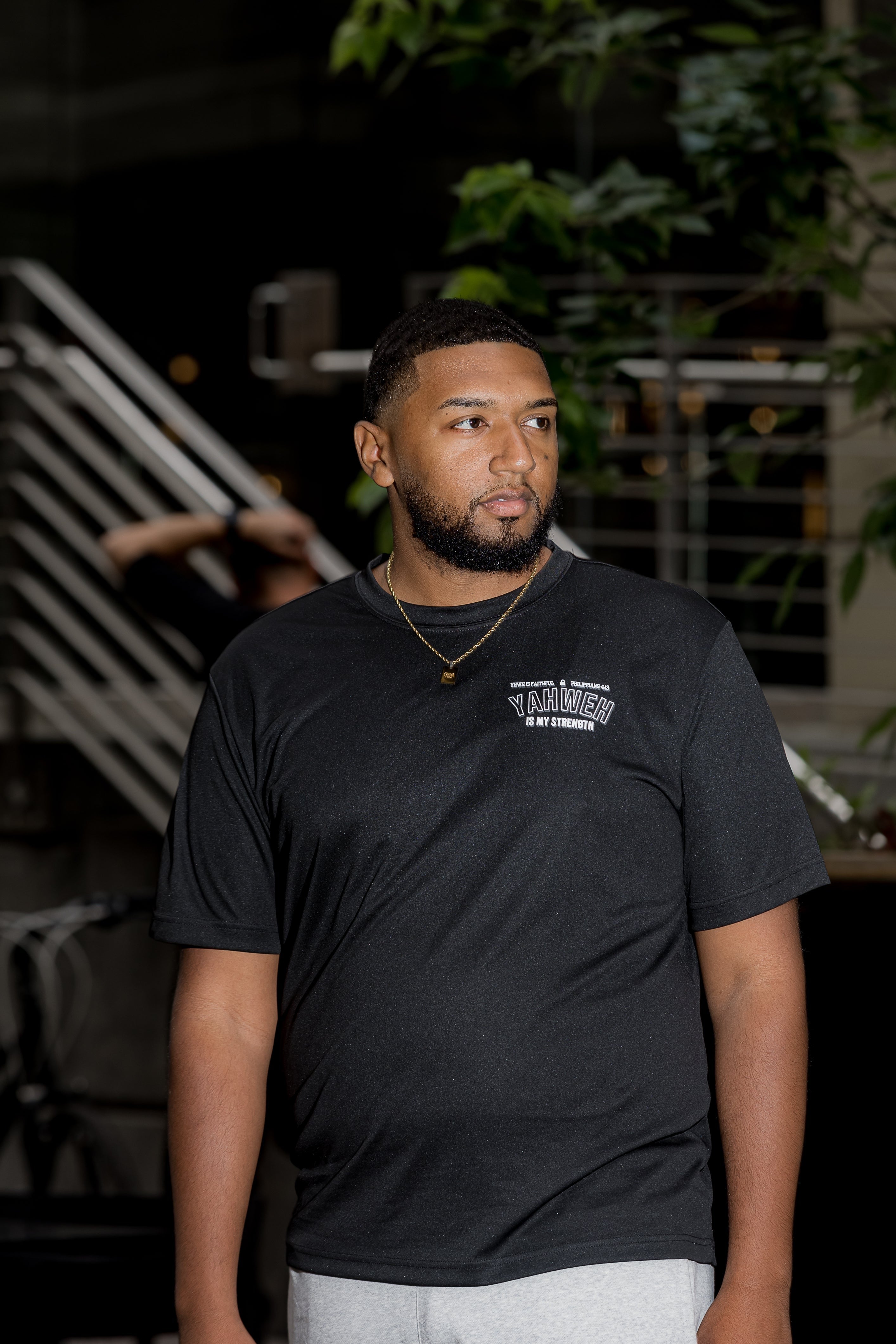 Yahweh is my Strength Moisture - Absorbing Tee