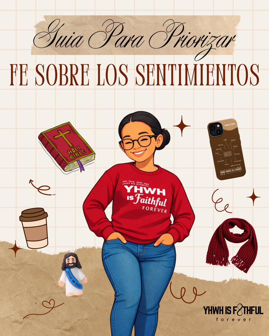 La Fe Sobre Los Sentimientos Guía con Escrituras Bíblicas  - Descargable PDF