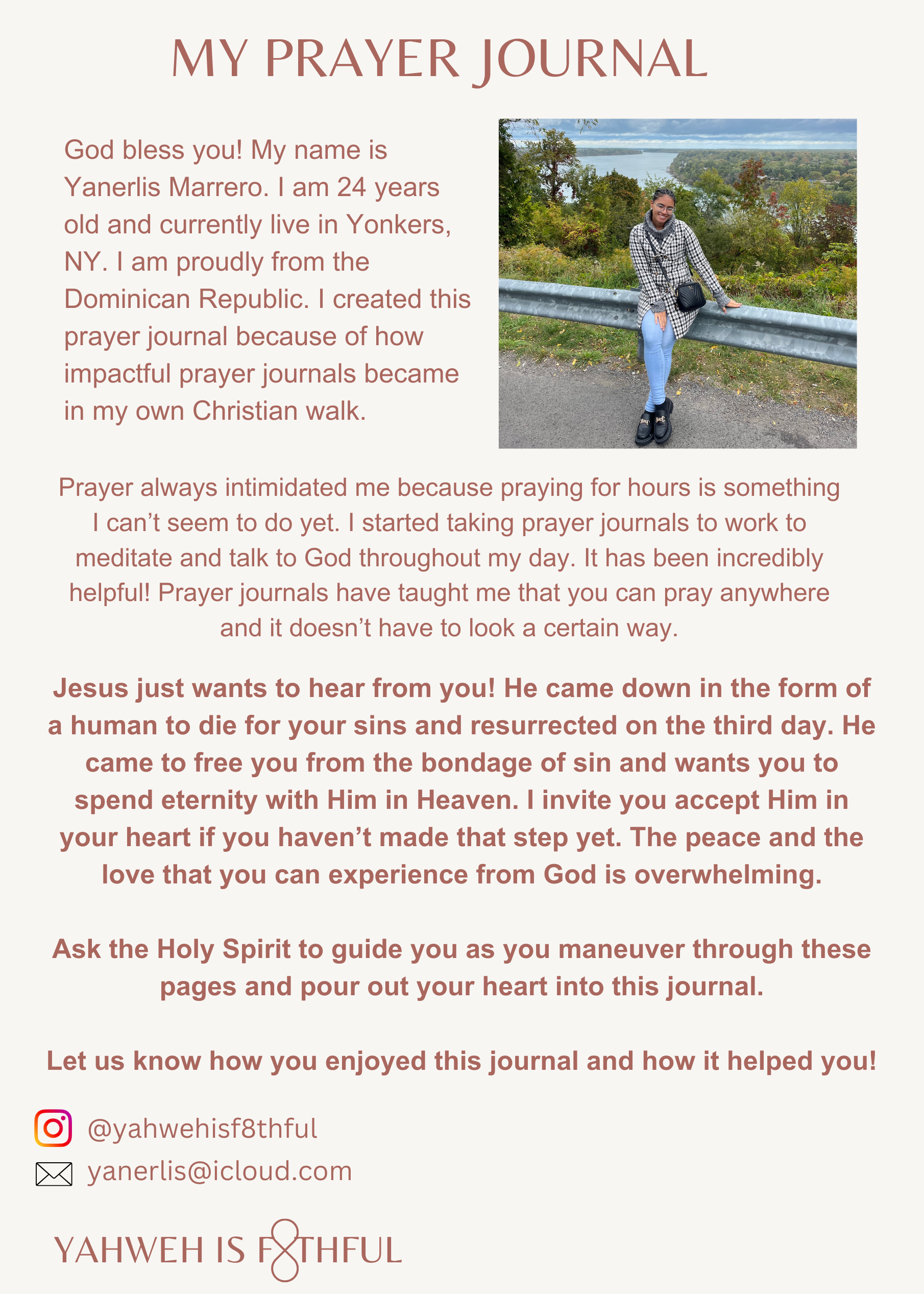 My Prayer Journal: Daughter of the Most High