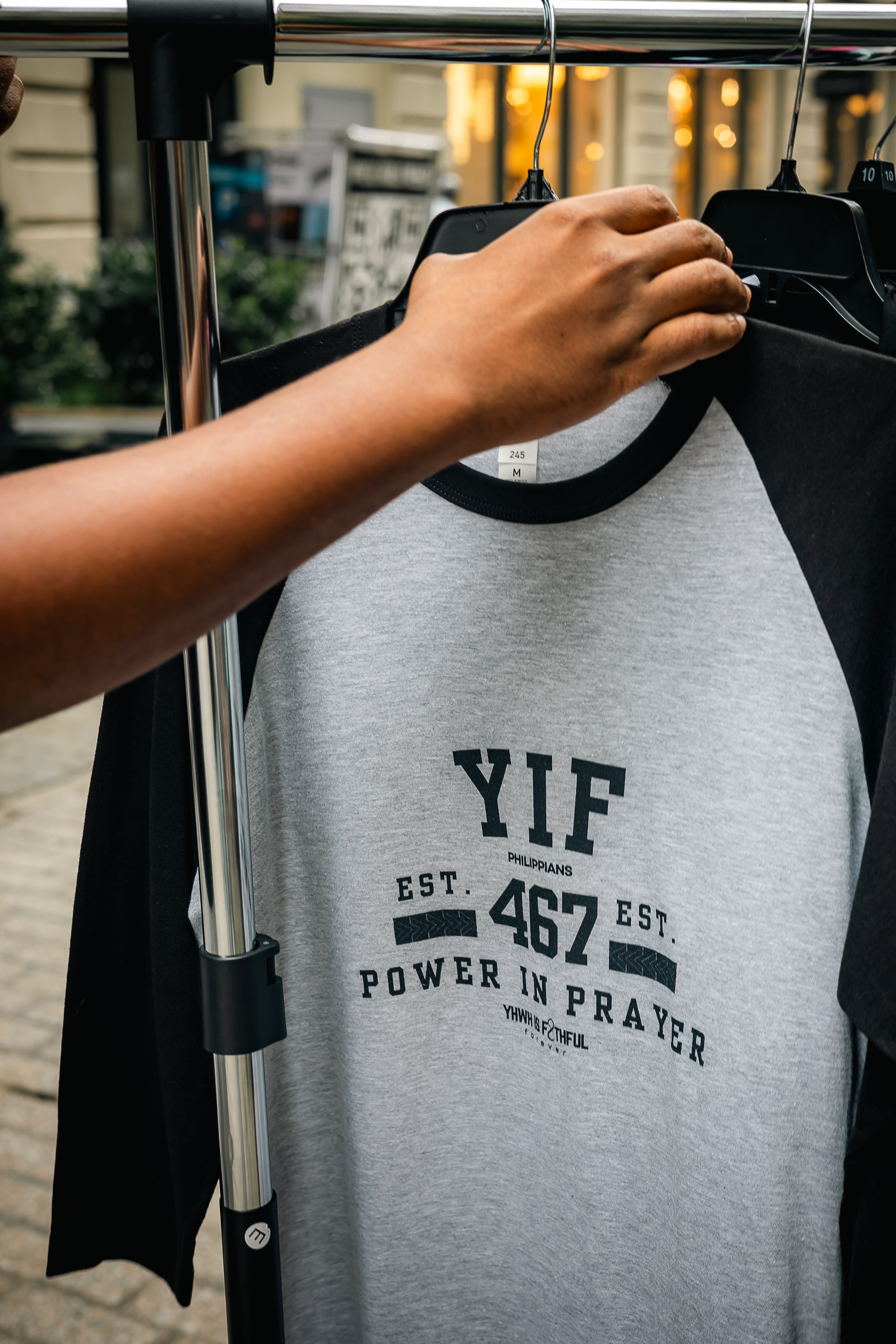 Power in Prayer Raglan Shirt